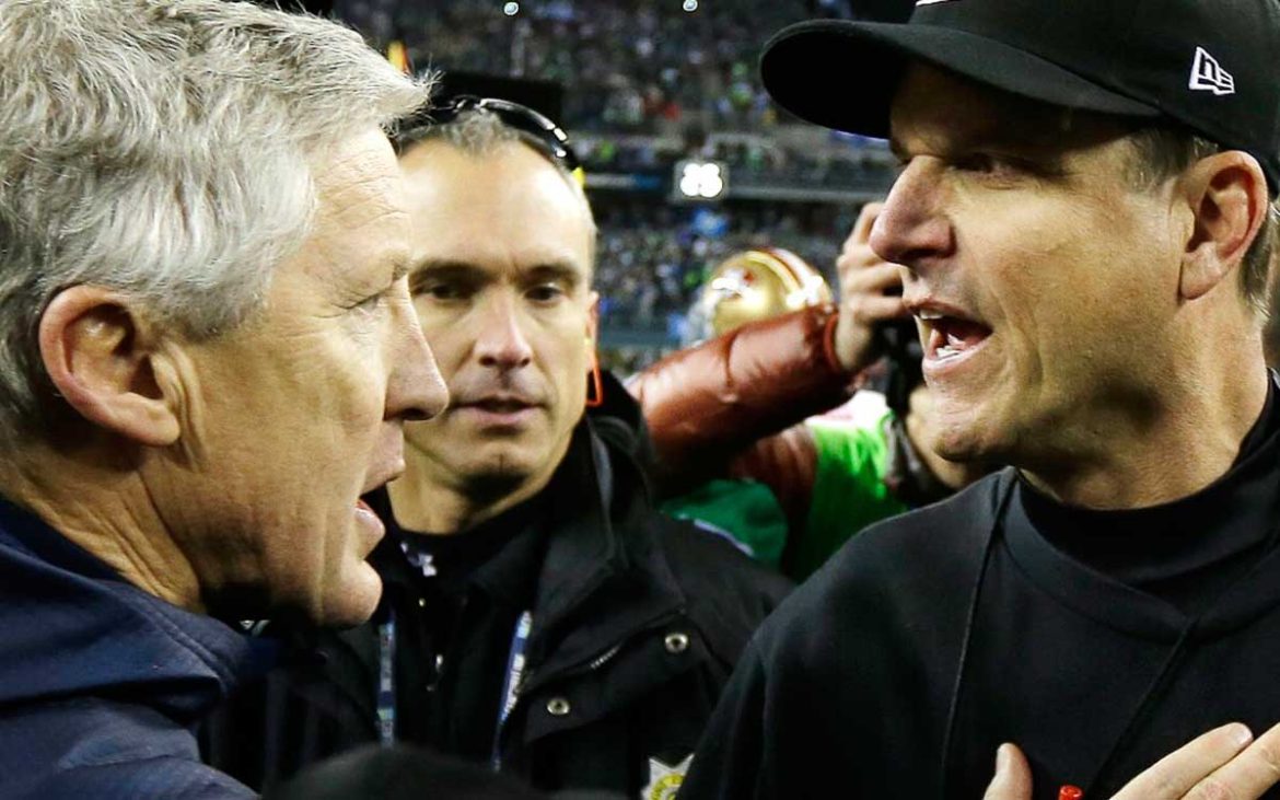 Pete Carroll vs. Jim Harbaugh